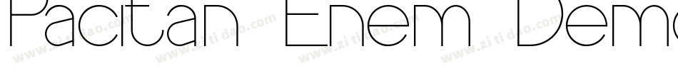 Pacitan Enem Demo字体转换